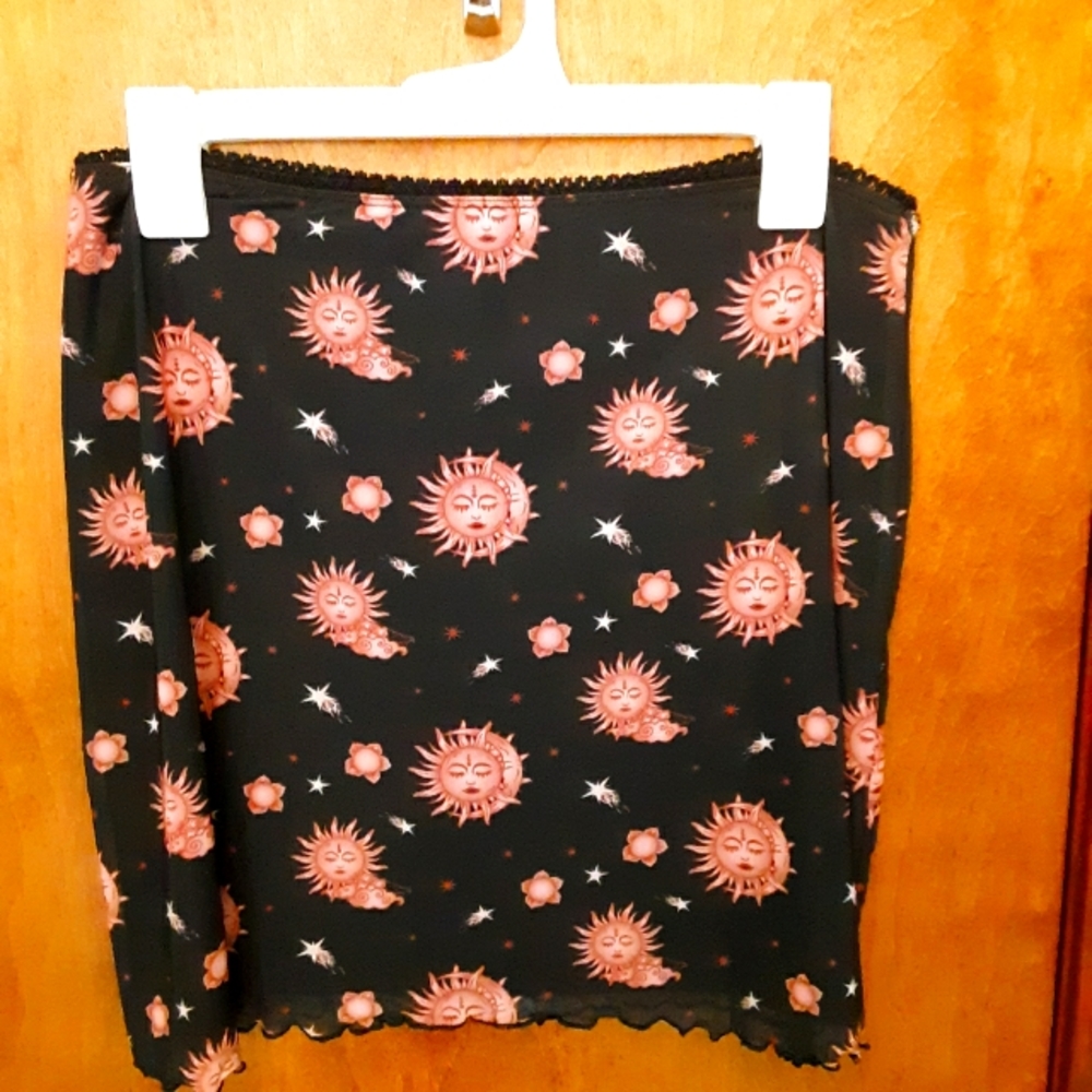 Dollskill Horoscopez Xxl moon skirt black